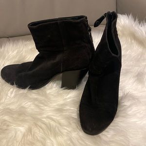 Rag & Bone Black Suede Ryland Booties